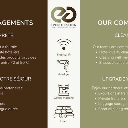 Studio 4P Calme/Full Equipped/Charonne/PereLachese Parigi Esterno foto